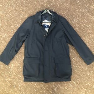 Burberry Men’s Black Jacket Large